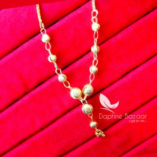T63, Daphne Handmade Golden Beads Chain for Women