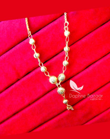 T63, Daphne Handmade Golden Beads Chain for Women