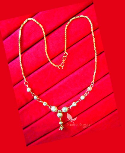 T63, Daphne Handmade Golden Beads Chain for Women