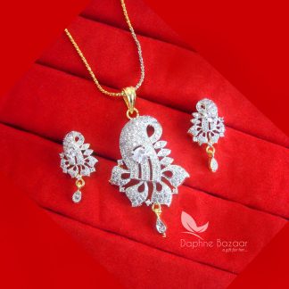 PE44 Daphne Zircon Flora Pendant Set for Women, Best Gift