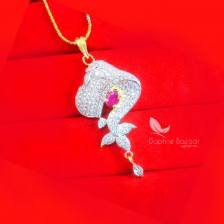 PE47P, Daphne Pink Zircon Pendant Valentine Surprise Gift for Wife