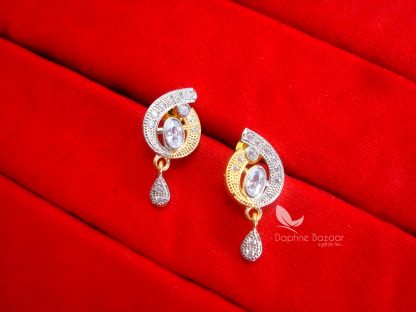 PE62E, Daphne Premium Quality Zircon Earrings