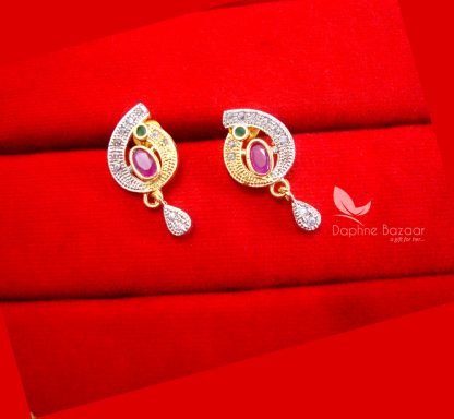 PE64E, Daphne Pink Zircon Earrings Gift for Wife