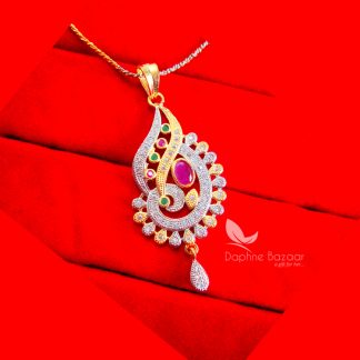 PE64P, Daphne Pink Zircon Pendant Gift for Wife