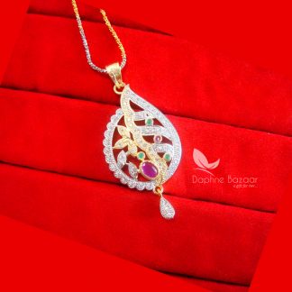 PE69P, Daphne Pink Zircon Pendant Gift For Women