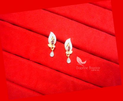 PE70E, Daphne Pink Zircon Earrings Gift For Women