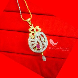 PE73P, Daphne Pink Zircon Pendant Gift For Women