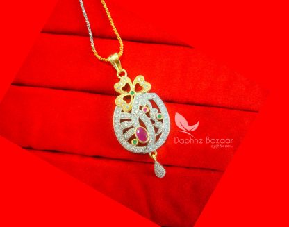 PE73P, Daphne Pink Zircon Pendant Gift For Women