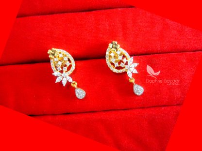 PE81E, Daphne Premium Quality Zircon Earrings Set Gift for Wife