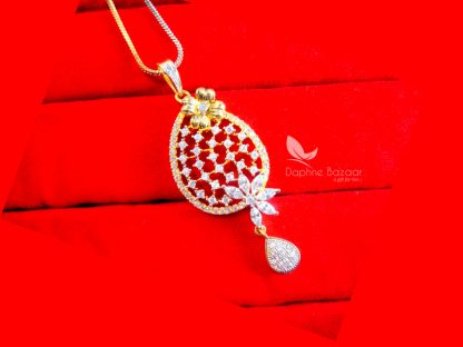 PE81P, Daphne Premium Quality Zircon Pendant Gift for Wife