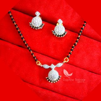 T65, Daphne Cute Tiny Mangalsutra for Women, Valentine Gift for Wife