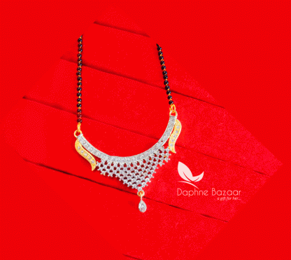 S71, Daphne New Indian Fashion Zircon Studded Mangalsutra Pendant for Women