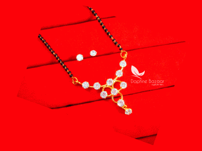 T70, Daphne Indian Fashion Zircon Studded Mangalsutra set for Women