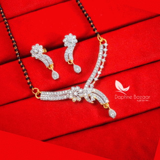 T76, Daphne New Indian Fashion Zircon Studded Mangalsutra set for Women