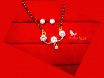 HC83 Daphne Cute Zircon Mangalsutra set for Women, Gift for wife