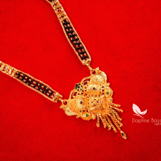 ME34, Daphne Handmade Golden Mangalsutra for Women, Gift for Wife closer view