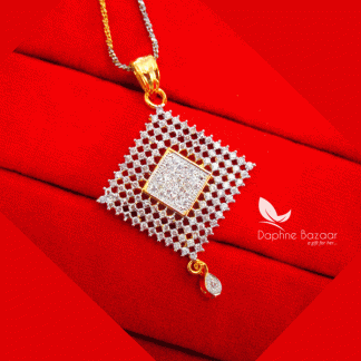 AD60 Daphne Shiny Square Pendant for Women, Gift for Wife
