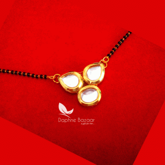 ME37 Daphne Bollywood Actress Anika Kundan Style Mangalsutra for Women