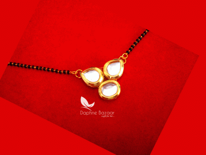 ME37 Daphne Bollywood Actress Anika Kundan Style Mangalsutra for Women