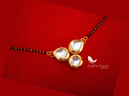 ME38 Daphne Bollywood Style Fascinating Kundan Work Mangalsutra For Women