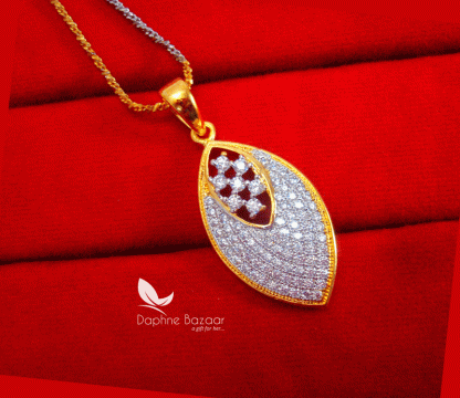 PN19, Daphne Fascination Premium Quality Zircon Pendant Gift for Wife