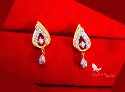 PN22, Daphne Allure Premium Quality Zircon Earrings Gift for Wife