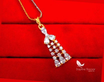 PN27, Daphne Glitz Premium Quality Zircon Pendant Gift for Wife