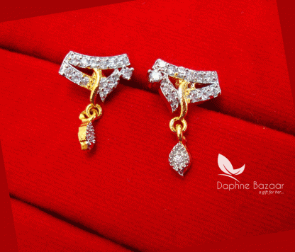 S77, Daphne New Indian Fashion Zircon Studded Earrings for Women