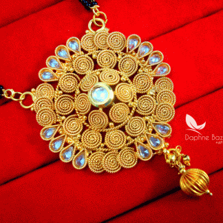 S78, Daphne Handmade Golden Mangalsutra for Women, Gift for WifeS78, Daphne Handmade Golden Mangalsutra for Women, Gift for Wife