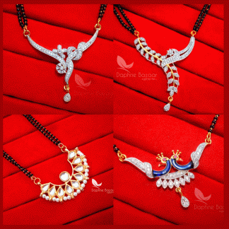 Daphne Combo Four Different Mangalsutra, Gift for WifeDaphne Combo Four Different Mangalsutra, Gift for Wife