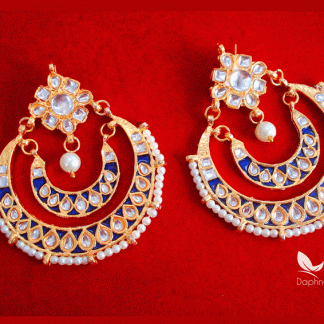 KE42, Bollywood Fashion Gold Plated Kundan Earrings For Women