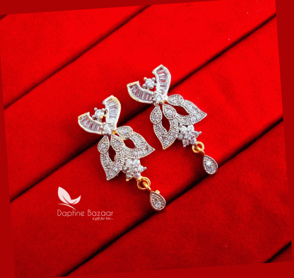 S83, Daphne Silver Art Zircon with Earrings for Women