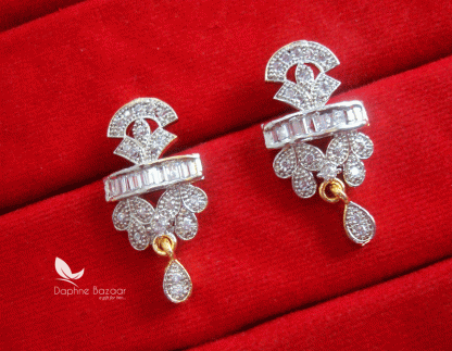 S85, Daphne Silver Art Zircon with Earrings for Women