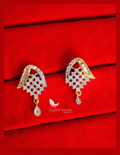 SC711, Daphne New Indian Fashion Zircon Studded Earrings for Women