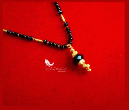 T78, Daphne Handmade gold beads Mangalsutra Chain