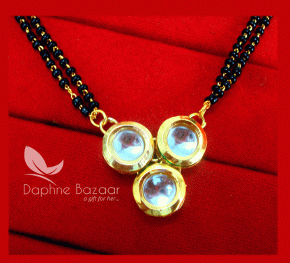 ME40 Daphne Bollywood Style Fascinating Kundan Work Mangalsutra Karwa Chauth Special For Wife