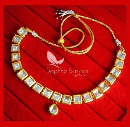 NC68, Traditional Kundan Necklace Set for Women