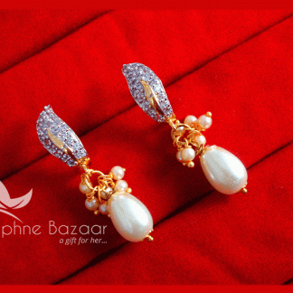 ZE61, Daphne Zircon Designer Earrings Karwa Chauth Special For WifeZE61, Daphne Zircon Designer Earrings Karwa Chauth Special For Wife