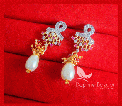 ZR17, Daphne Zircon Earrings for Women, Karwa Chauth Special For Wife