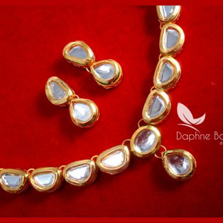 NC71 Traditional Kundan Necklace Set with Earrings Diwali Special For Women-view2
