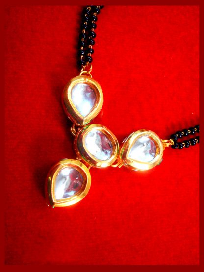 ME68 Daphne Bollywood Style Fascinating Kundan Work Mangalsutra Thanksgiving Special-3
