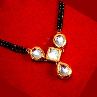 ME69 Daphne Bollywood Style Fascinating Kundan Work Mangalsutra Thanksgiving Special-2