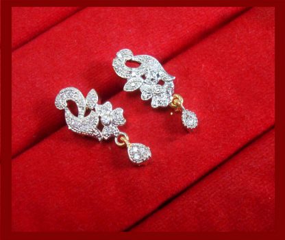 MS87 Daphne Zircon Designer Flora Earring for Women Thanksgiving Celebration