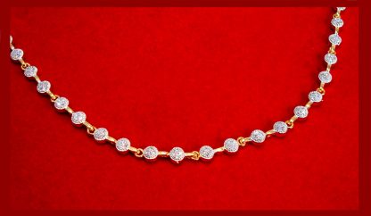 NC30, Daphne Handmade Golden Zircon Necklace for Women Xmas Gift-1