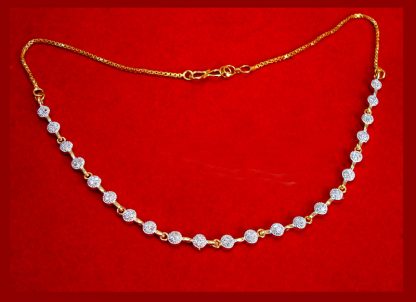 NC30, Daphne Handmade Golden Zircon Necklace for Women Xmas Gift-2