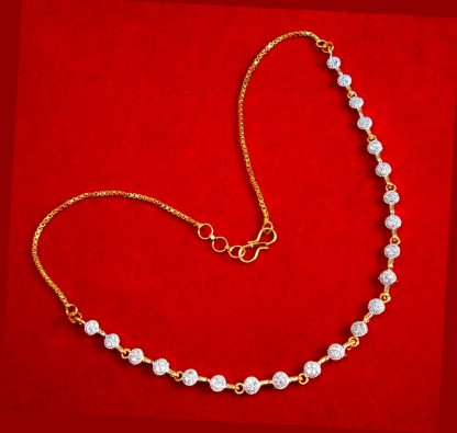 NC30, Daphne Handmade Golden Zircon Necklace for Women Xmas Gift