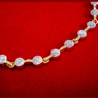 NC30, Daphne Handmade Golden Zircon Necklace for Women Xmas Gift-closer view