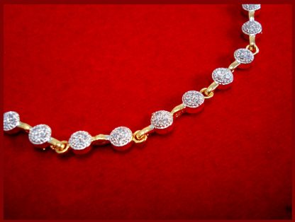 NC30, Daphne Handmade Golden Zircon Necklace for Women Xmas Gift-closer view