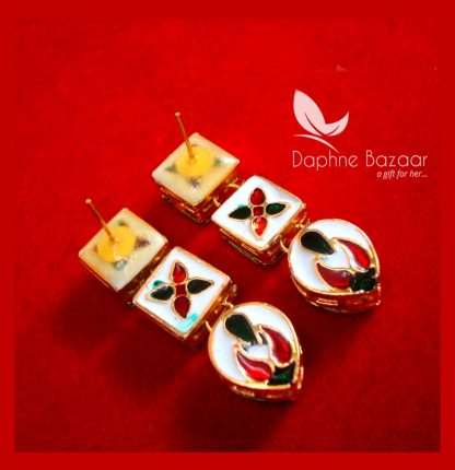 NC74 Traditional Kundan Earrings Thanksgiving Celebration-1