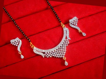 S91, Daphne New Indian Fashion Zircon Studded Mangalsutra set for Women